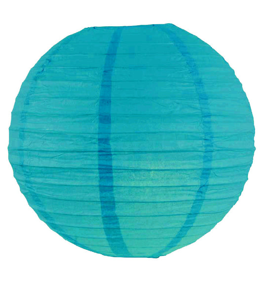 Turquoise Paper Hanging Lantern