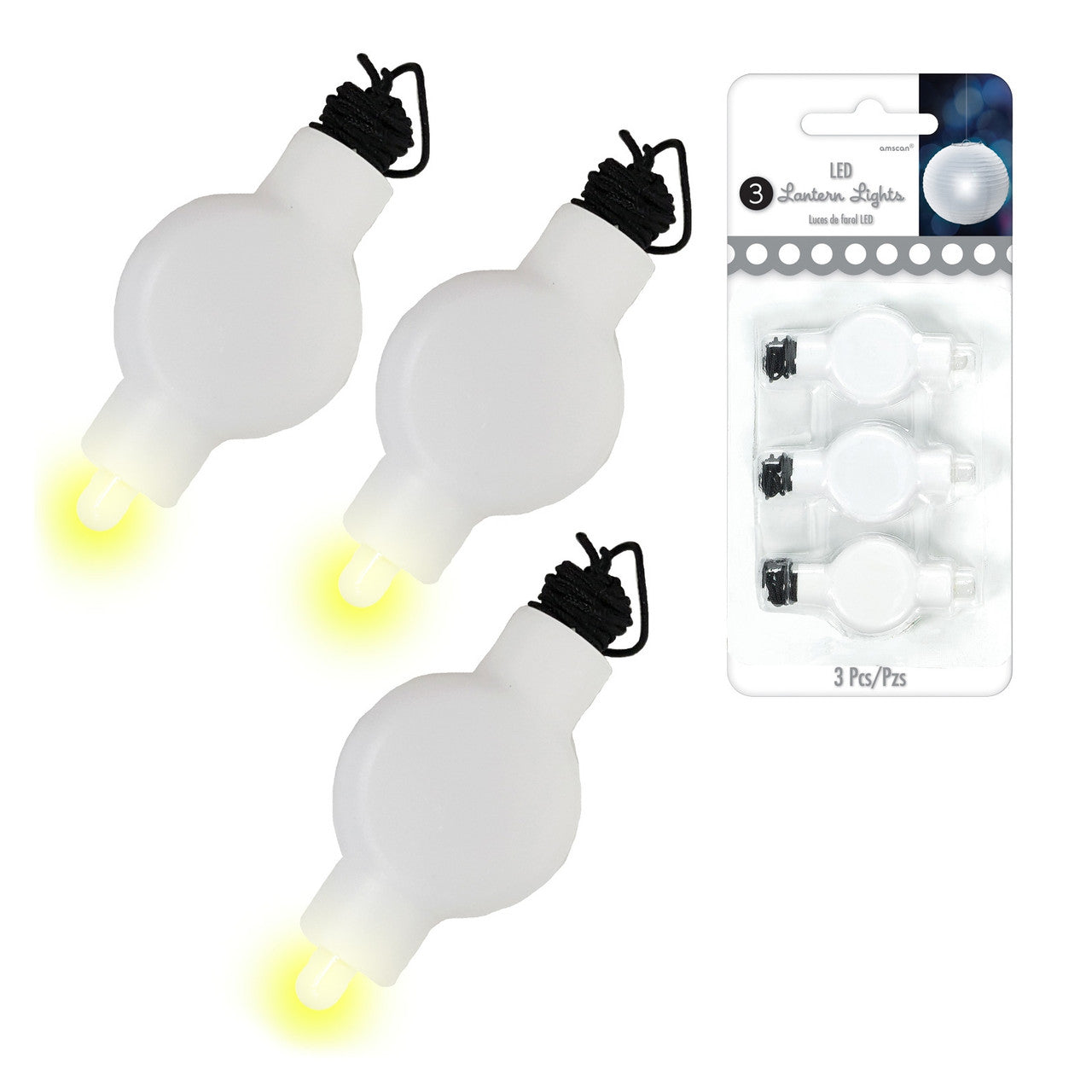 White LED Lantern Lights For Paper Lanterns