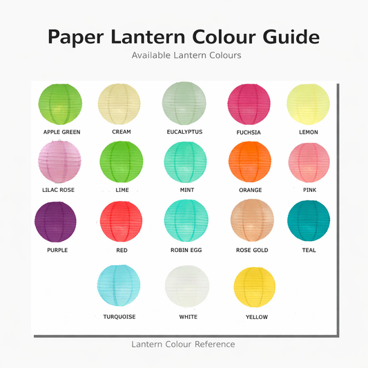 Create your own lanterns colour chart