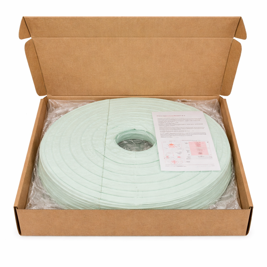 Eucalyptus lanterns in a shipping box