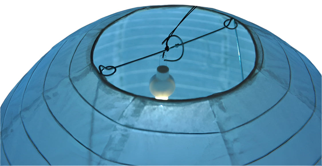 Pack of 10 White LED Lantern Lights for paper hanging lanterns