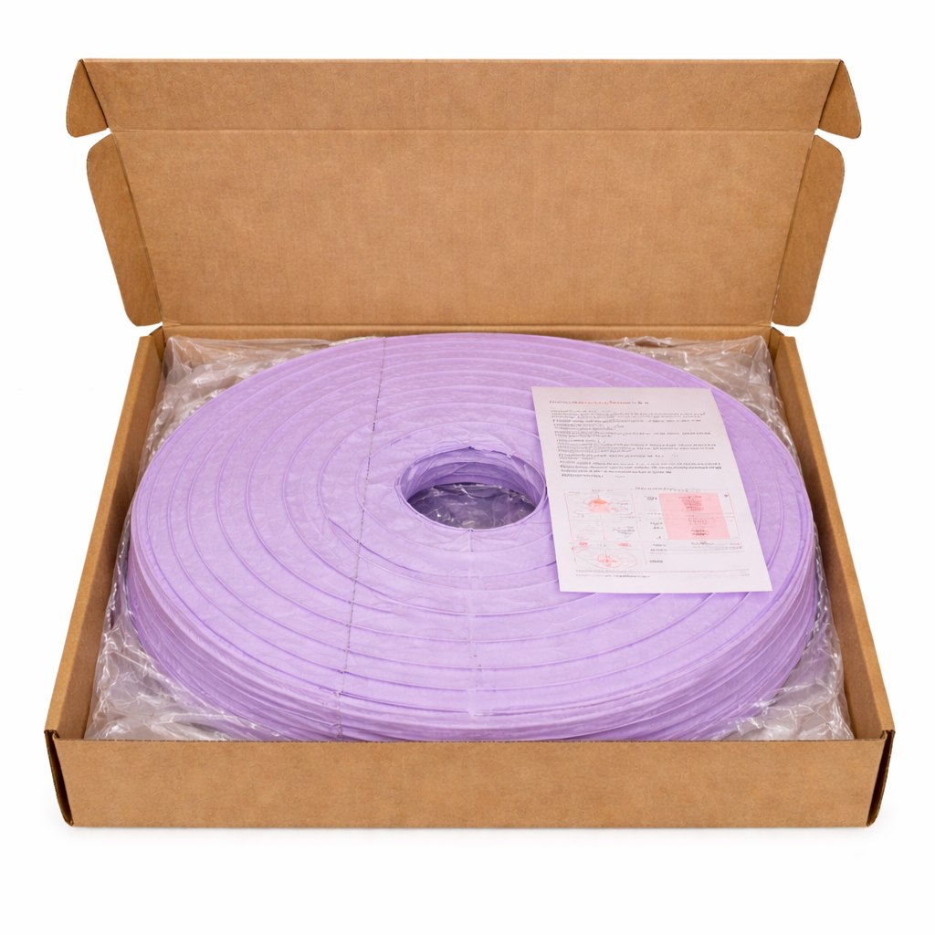 Lavender Paper Hanging Lantern