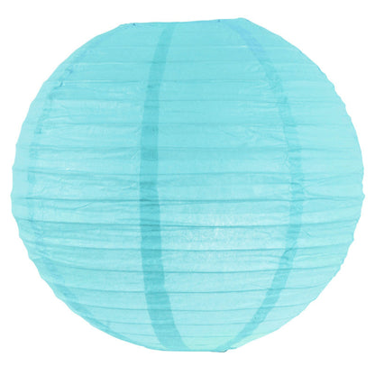 Ice Blue Paper Hanging Lanterns to buy for weddings