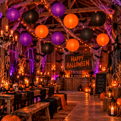 Halloween Paper Lantern Pack - our packs save you over 10%!