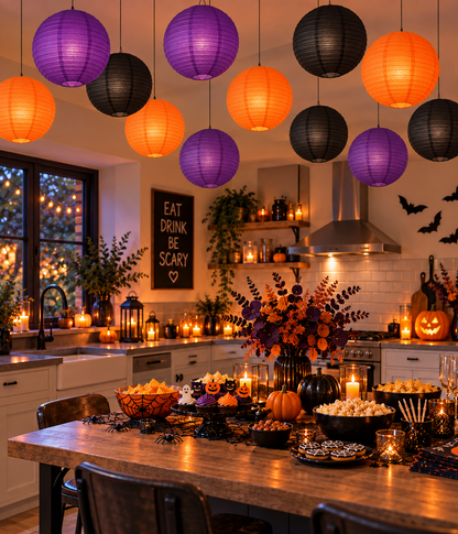 Halloween Paper Lantern Pack - our packs save you over 10%!