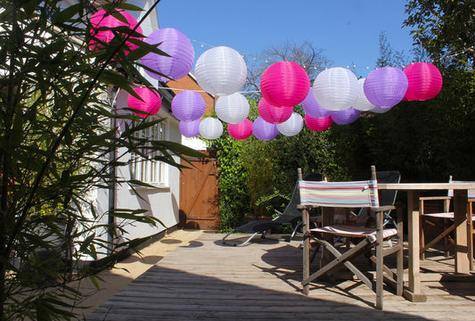 Nylon Hanging Lanterns for outdoor parties