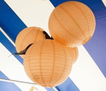 Buy Rose Gold Peach Paper Hanging Lantern